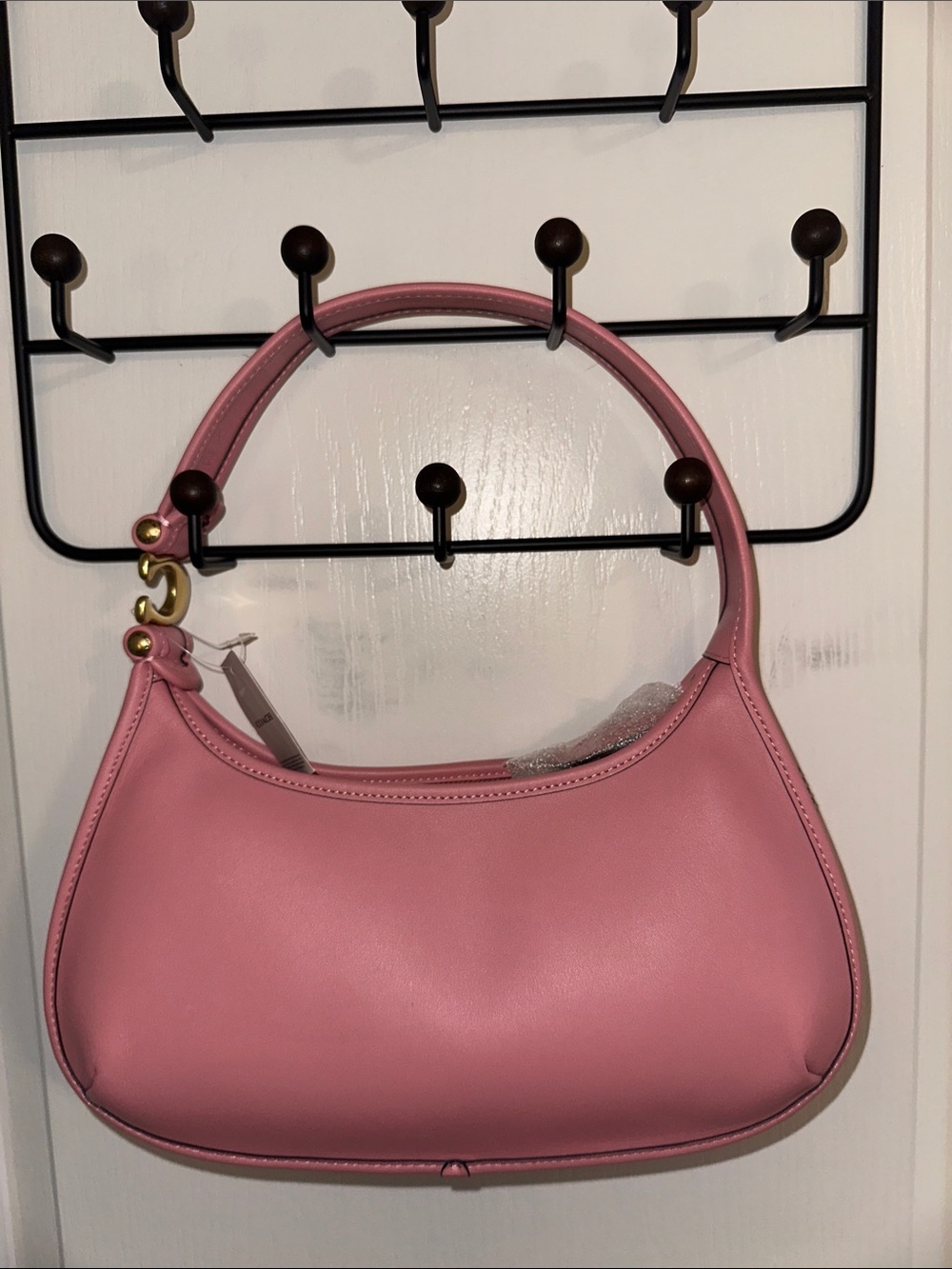 COACH - Eve Shoulder Bag in Bubblegum - Picture 7 of 7